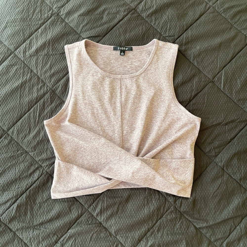 Zobha Women's Light Purple Tank Top